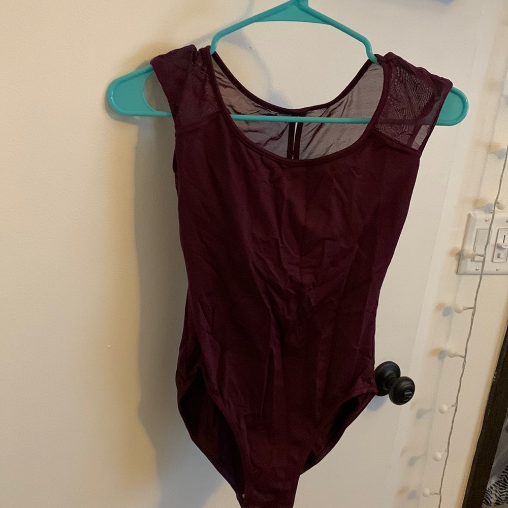 Block cap sleeve leo burgundy M